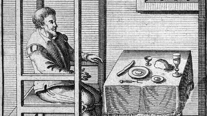 Durante más de 30 años, Sanctorius pesó su cuerpo, todo lo que comía y bebía, y todo lo que evacuaba.