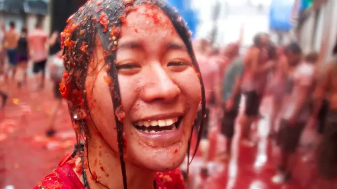La Tomatina is the 'biggest food fight in the world'
