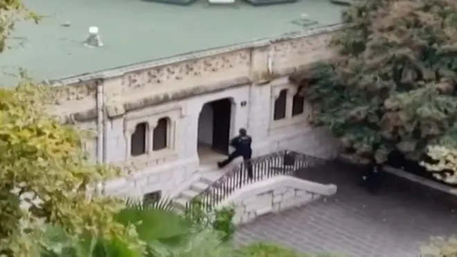 لحظة اطلاق النار على منفذ هجوم نيس الدامي