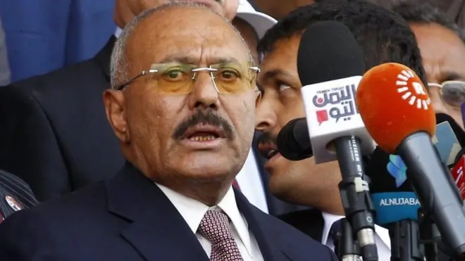 Alii Abdulaah Saalah erga waraanni bara 2015tti Yemaniitti egaleen booda michuu Haawuntii ta'e