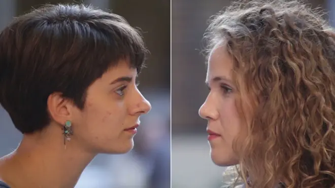 Marta Rosique y Laura Casado