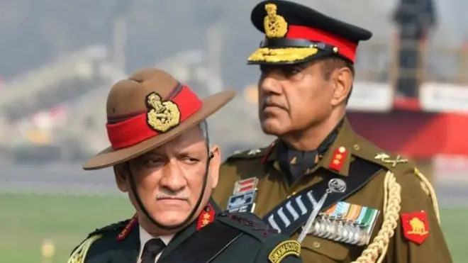 کشمیر میں نوجوانوں کی بھرتیاں روکنے کے لیے مذاکرات کرنا ہوں گے: بپن راوت