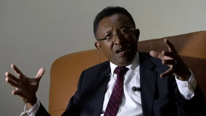 Le Président Malgache Hery Rajaonarimampianina