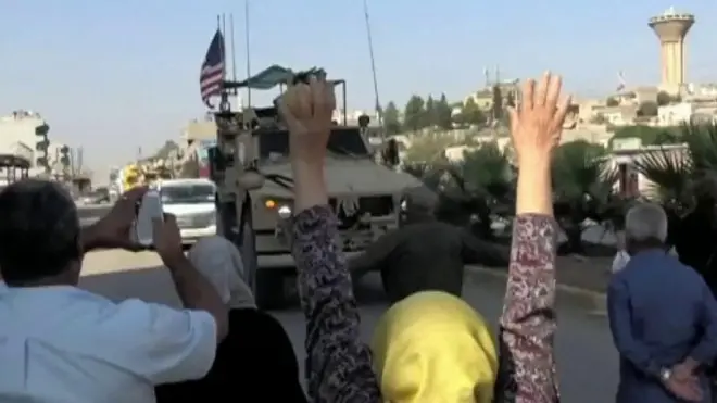 شام: شہریوں نے امریکی فوج پر آلو برسائے