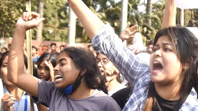 असम में प्रदर्शन