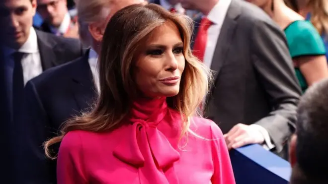 Bà Melania đã kết hôn với ông Trump 11 năm và có với ông một người con