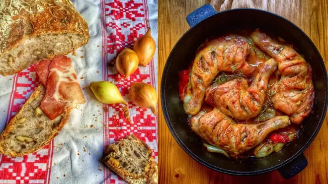 Хлеб и хариса пилетина