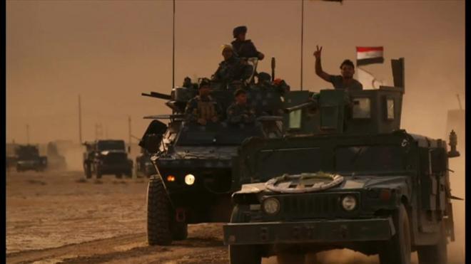 イラク軍、国内のIS最大拠点モスルに攻撃開始