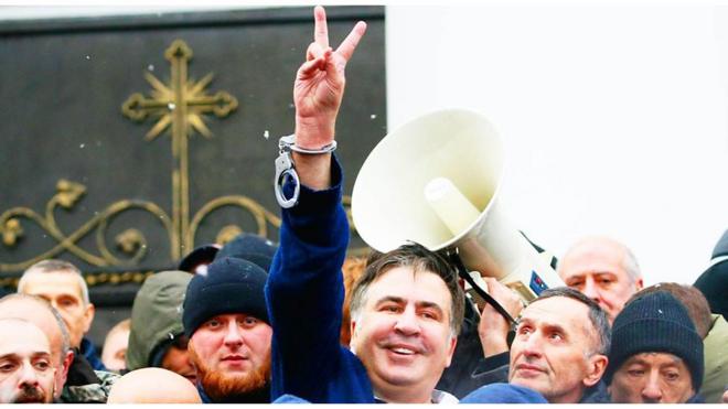 В Киеве пытались задержать Саакашвили