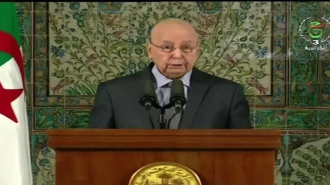 الرئيس الجزائري المؤقت عبد القادر بن صالح