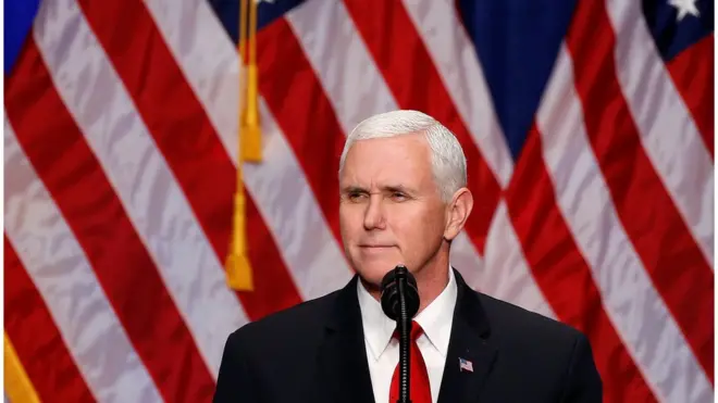 نائب الرئيس الأمريكي مايك بنس