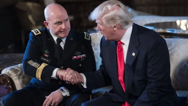 ټرمپ او جنرال مکماسټر