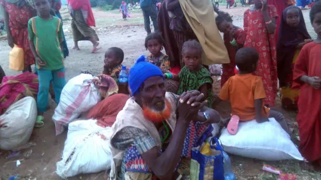 ከዚህ በፊት እንደዘገብነው ከ55 ሺህ ሰዎች በላይ ተፈናቅለዋል።