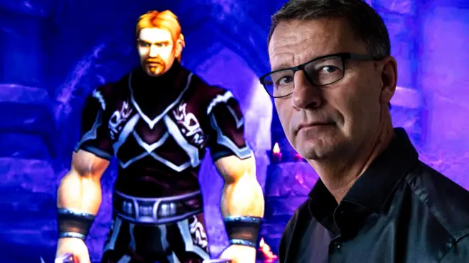 Mats's character Ibelin in World of Warcraft and Robert Steen