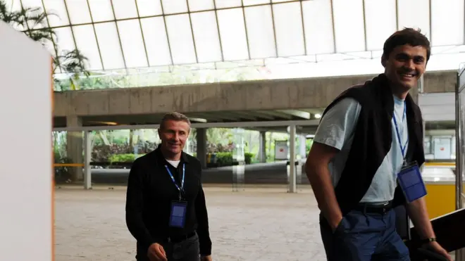 Сергей Бубка (слева) и Александр Попов (справа) отрицают обвинения в подкупе