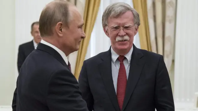 Володимир Путін і Джон Болтон домовлялися про зустріч президентів США і Росії