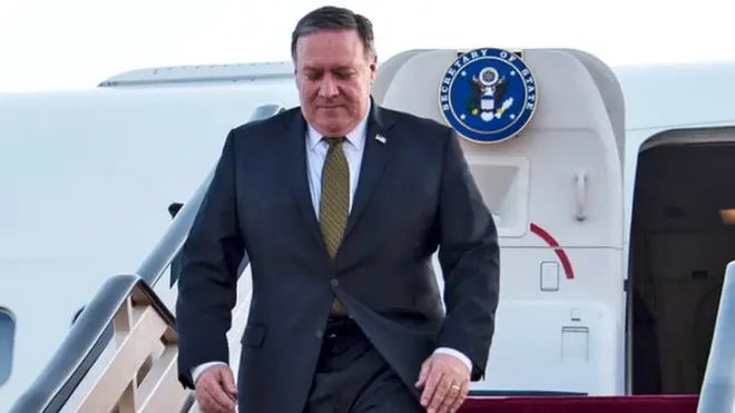 එක්සත් ජනපද රාජ්‍ය ලේකම් මයික් පොම්පෙඕ