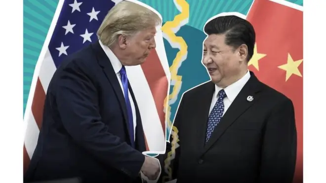 Donald Trump na Xi Jinping