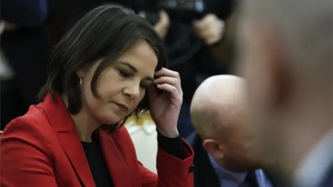 Analena Berbok na sastanku u Beogradu