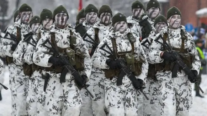 Soldados finlandeses.