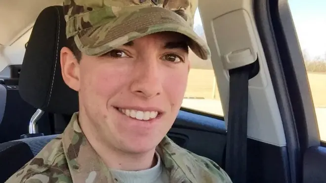 Sergeant Ken Ochoa is due to re-enlist in five days but now does not know if he can