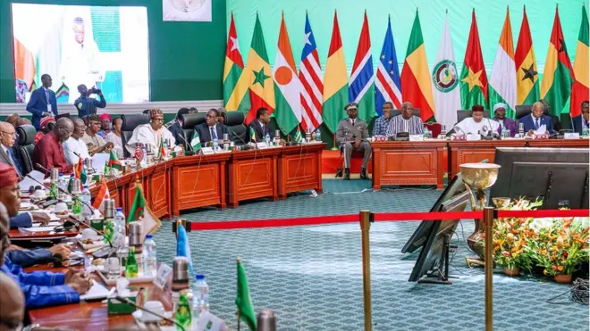 Ecowas Leaders for Burkina Faso.extraordinary meeting on counter-terrorism for Burkina Faso