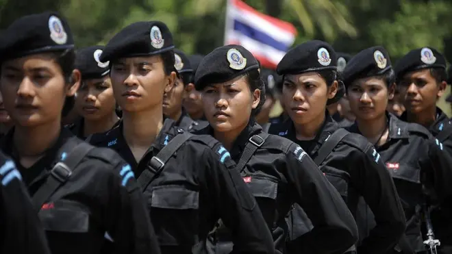 Một đơn vị sơn cước toàn nữ của Quân lực Hoàng gia Thái Lan - hình minh họa