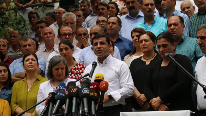 Selahattin Demirtaş, Sebahat Tuncel, DBP ve HDP'li belediye eş başkanları