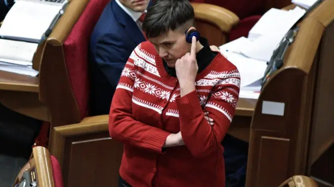 Надежда Савченко пока не комментирует встречу с лидерами ДНР и ЛНР