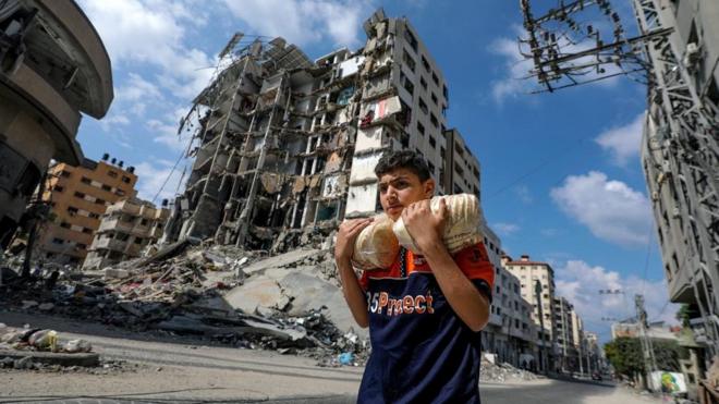 哈馬斯突襲之後，以色列一直持續轟炸加沙地帶