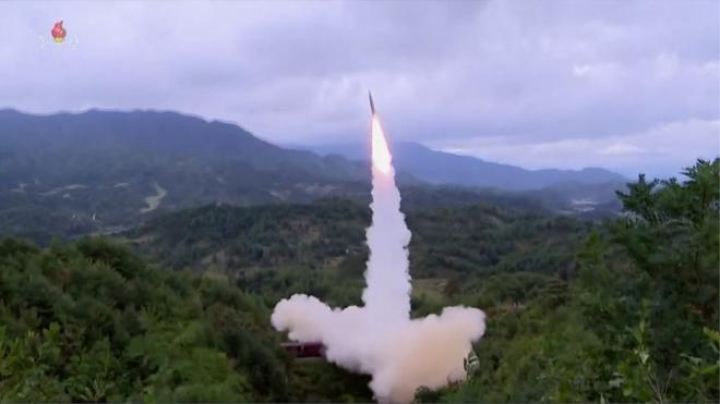 North Korea appears to test a new missile system