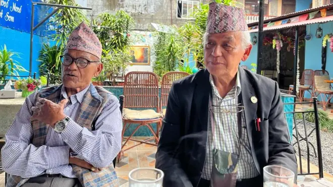 4/3 गोरखा रेजिमेंटचे रुद्र बहादुर मल्ल आणि इंद्र बहादुर गुरुंग