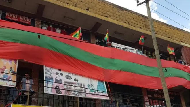 Gamooleefi daandii nannoo Gullallee irratti alaabaan ABO hedduminaan mul'ata