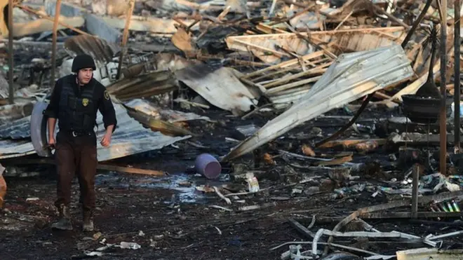 Сан-Паблито - одна из самых крупных и знаменитых ярмарок фейерверков в стране