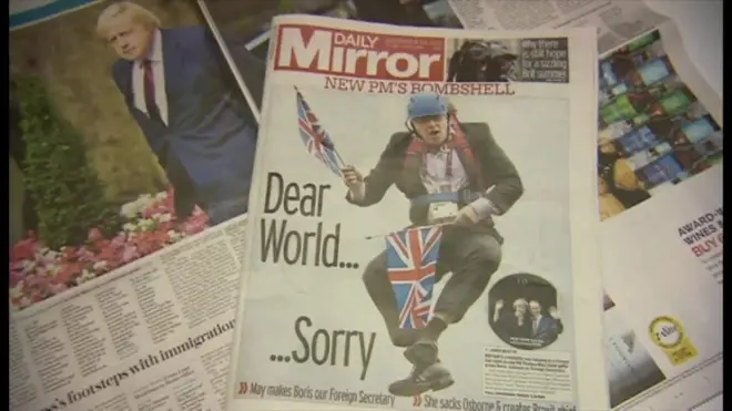 ジョンソン氏が外相に　苦笑と驚きと