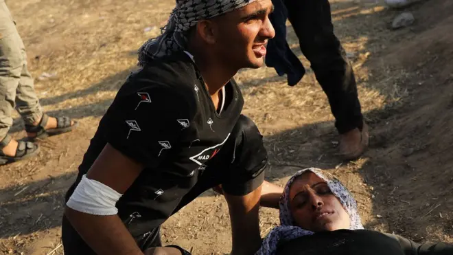 من بين ما تضمنه الطلب الفلسطيني استهداف المحتجين العزل