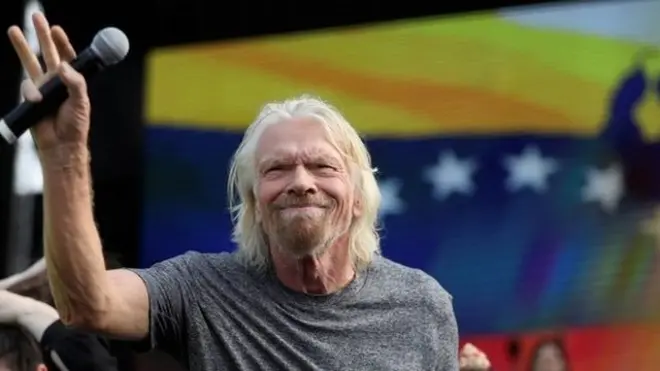 Richard Branson quiere recaudar US$100 millones para Venezuela.