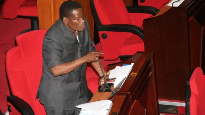 Mbunge Stephen Ngonyani maarufu kama Profesa Majimarefu