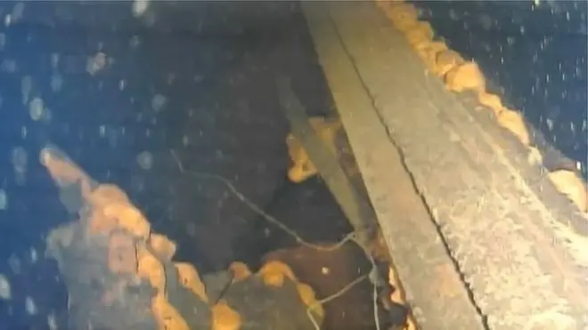 เศษซากแท่งเชื้อเพลิงนิวเคลียร์ที่หลอมละลายภายในโรงไฟฟ้านิวเคลียร์ฟุกุชิมะไดอิจิ