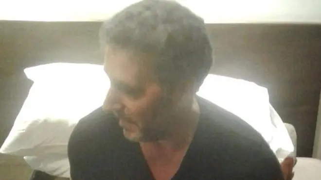 Rocco Morabito saat ditangkap di ibu kota Uruguai, Montevide.