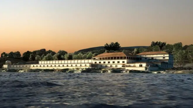 重建後的帕皮裏別墅(Credit: Museo Archeologico Virtuale di Ercolano)