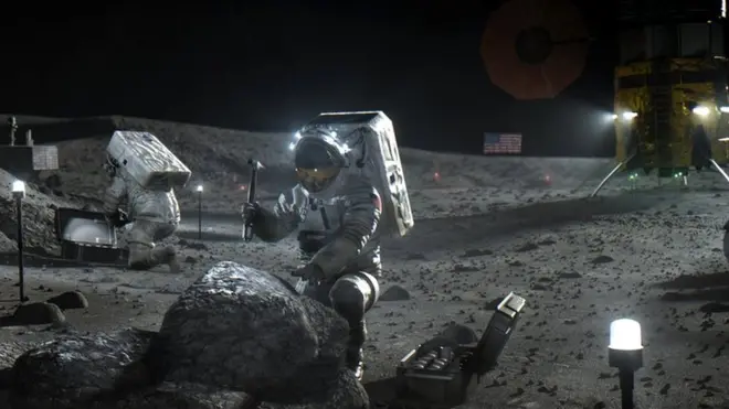 Artwork: Nasa wants to return to the Moon, but this time it wants to stay