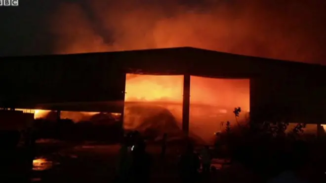 આગનો વીડિયો