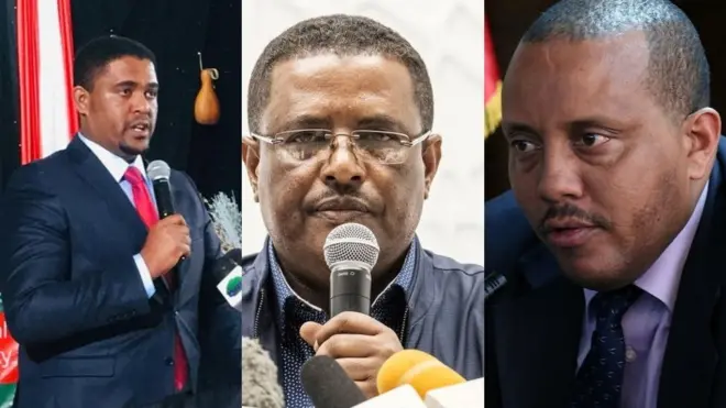 አቶ ሽመልስ አብዲሳ፣ አቶ ንጉሱ ጥላሁን፣ ጌታቸው ረዳ