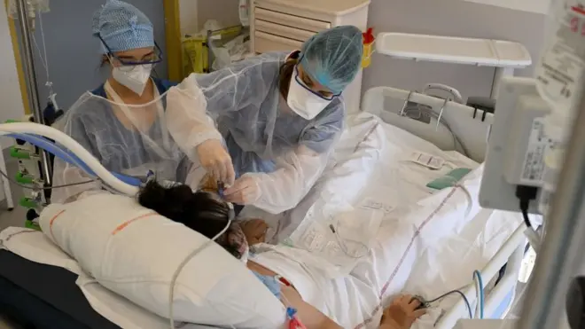Covid patient
