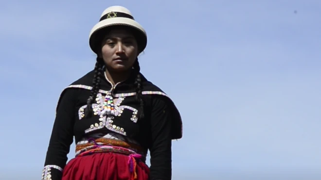 Ruth Candia Ochoa, dirigente de la comunidad Huancuire.