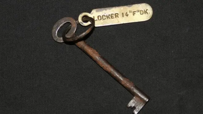 A key to a locker on the Titanic could fetch £30,000