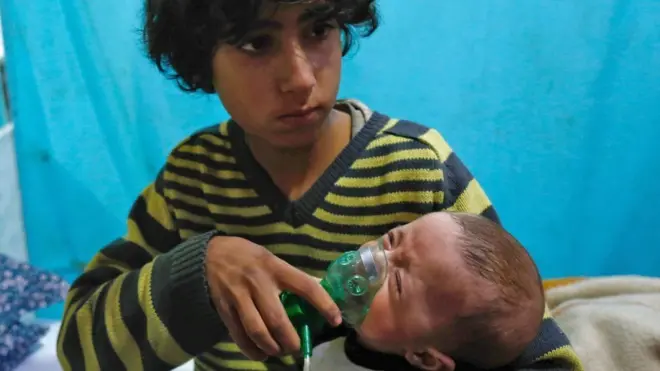 Більшість з постраждалих від хімічної атаки - діти