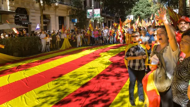 митинг в барселоне