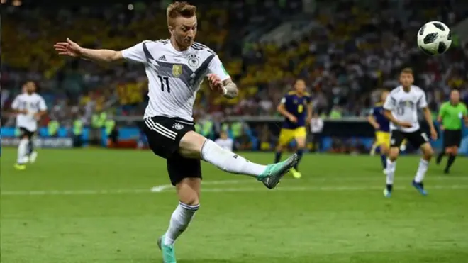 Bàn thắng đầu tiên của Reus tại World Cup và có ý nghĩa vô cùng lớn cho Die Mannschaft